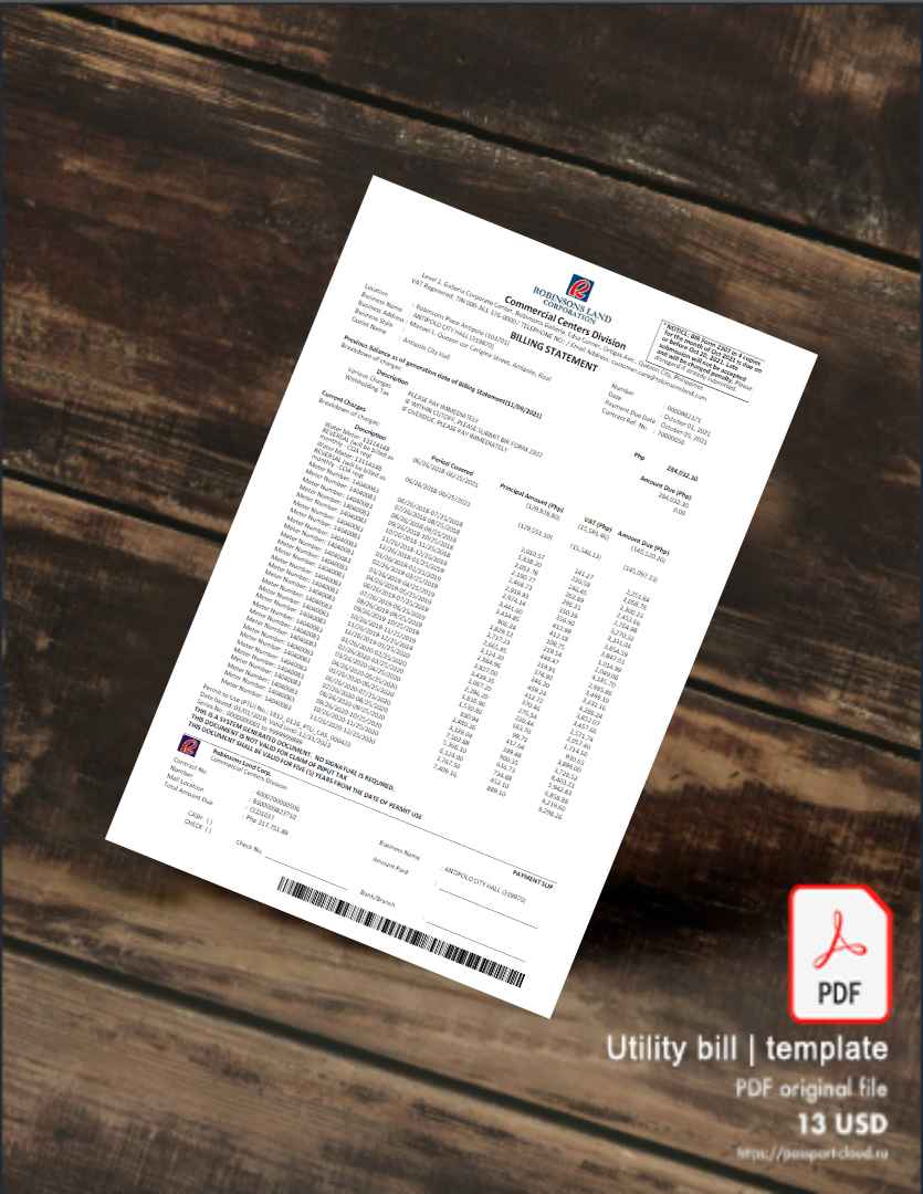 Utility bill | Albanian Power | Albania